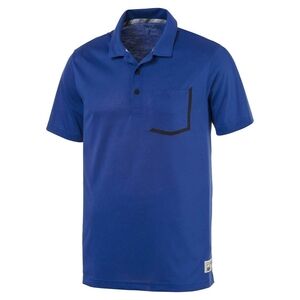 Puma Royal Blue Polo with Black Accents